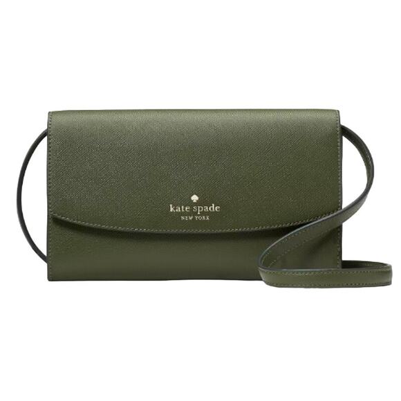Kate Spade Dana Small Flap Crossbody Bag - Enchanted Green - KE623 - $249 - Picture 7 of 10